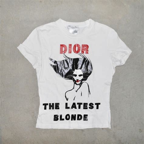 dior tshirt the lates blond|Dior ‘The Latest Blonde’ T.